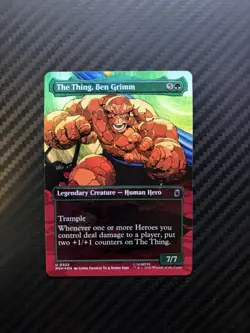 The Thing, Ben Grimm (Borderless) Marvel Super Heroes Foil - Image 1