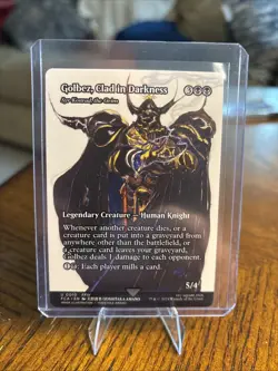 Magic - Final Fantasy - Golbez, Clad in Darkness - Rare NM - Legendary Creature - Image 1