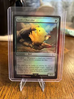 Magic: The Gathering - Final Fantasy Sazh's Chocob, Creature Bird - Rare, Foil - Image 1