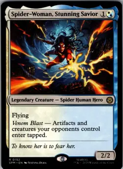 Spider-Woman, Stunning Savior 152 - Marvel's Spider-Man NM - MTG TCG - Image 1