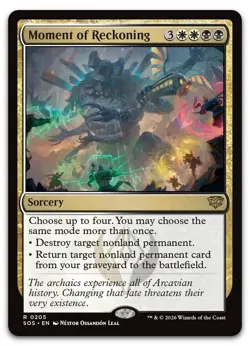 Moment of Reckoning #205 (NM) Secrets of Strixhaven SOS Magic MTG - Image 1