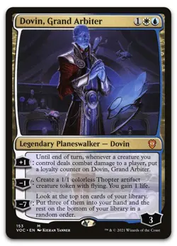 Dovin, Grand Arbiter #153 (NM) Crimson Vow VOC Magic MTG - Image 1
