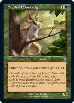 NM Squirrel Sovereign (Retro Frame) (Foil Etched) - 415 - Modern Horizons 2 - Image 1