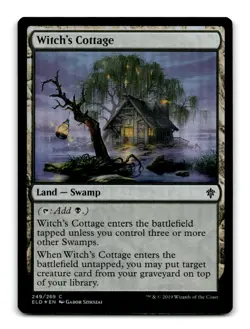 Witch's Cottage 249 Common Throne of Eldraine MTG Foil NM/M A11-70 - Image 1