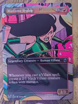 Madame Hydra (Borderless) 318 Marvel Super Heroes Magic: The Gathering Foil NM - Image 1