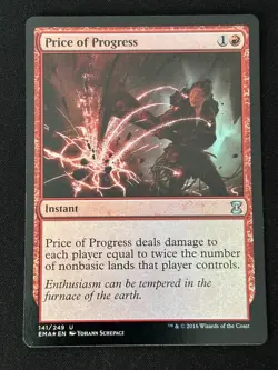 1x MTG Price of Progress (Foil) - Eternal Masters (EMA) #141 - Magic - Image 1