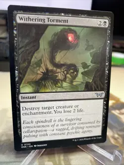 Withering Torment (0124)NM Uncommon Duskmourn MTG - Image 2
