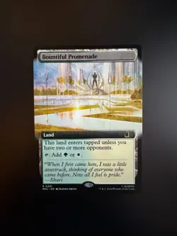 MTG Marvel Super Heroes Bountiful Promenade Extended Art 0461 Non-Foil - Image 1