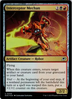 Interceptor Mechan Foil U Edge of Eternities 220 NM - Image 1