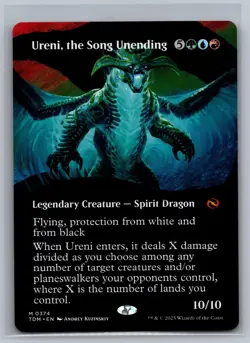 Ureni, the Song Unending (Borderless) 374 Tarkir: Dragonstorm MTG - Image 1