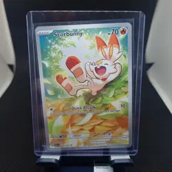 Scorbunny 225/217 Illustration Rare Ascended Heroes Pokemon TCG 2026 NM/Mint IR - Image 1