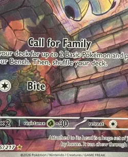 Mawile 246/217 - 🌊 Ascended Heroes Pokemon TCG Holo 🖤 - LP - Image 3