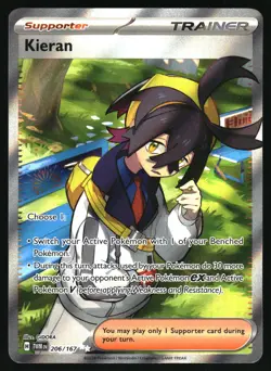 Pokemon Kieran SV06: Twilight Masquerade 206/167 NM - Image 1