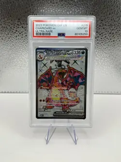 Charizard ex 215/197 PSA 10 - Scarlet & Violet Obsidian Flames - Pokemon TCG - Image 1