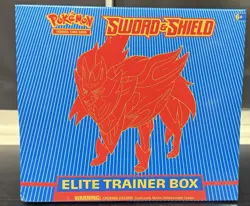 Pokemon TCG Sword and Shield Zamazenta Elite Trainer Box, Sealed, New - Image 1
