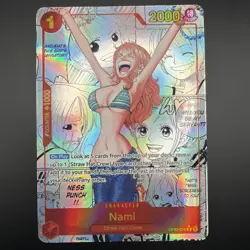 2024 One Piece Nami PRB01 EN Manga Alternate Art - Image 1