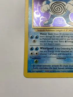 Pokemon TCG Poliwrath #13/102 Base Set Holo Rare 1999 90 HP Ken Sugimori - Image 5