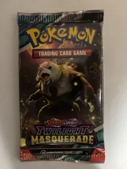 22.3g! HEAVY Weight Pokemon TCG Twilight Masquerade Booster Pack Ursaluna Art - Image 2