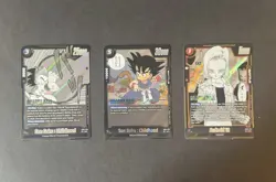 Dragon Ball Super Card Game Manga Booster 01 Super Rare Trio Son Goku & Android - Image 1