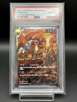 PSA 10 Entei V SAR 213/172 Vstar Universe s12a 2022 Japanese Pokemon Card - Image 1