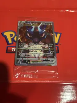 Pokemon TCG Lucario VSTAR SWSH291 Crown Zenith Black Star Promo Card Sealed - Image 1