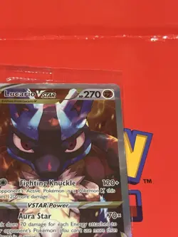 Pokemon TCG Lucario VSTAR SWSH291 Crown Zenith Black Star Promo Card Sealed - Image 4