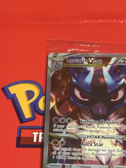 Pokemon TCG Lucario VSTAR SWSH291 Crown Zenith Black Star Promo Card Sealed - Image 5