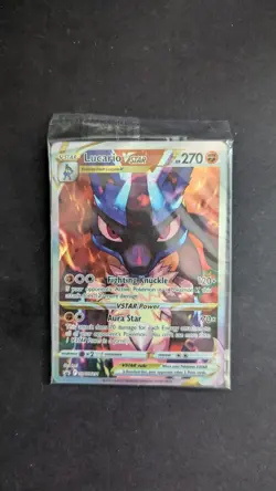 Pokemon TCG Crown Zenith Lucario VSTAR SWSH291 Promo Card Sealed - Image 1