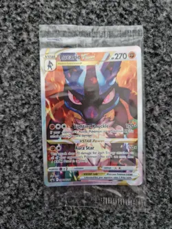 Pokemon TCG Lucario VSTAR SWSH291 Crown Zenith Black Star Promo Card Sealed - Image 1