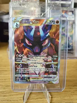 Pokemon TCG Crown Zenith Lucario VSTAR Promo Card SWSH291 Sealed - Image 1