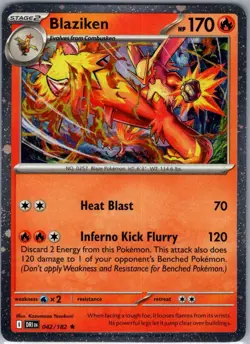 Blaziken (Cosmos Holo) 042/182 Holo Miscellaneous Cards & Products NM - Image 1