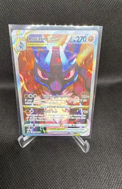 Lucario VSTAR SWSH214 SWSH: Sword & Shield Promo Cards Holo - Image 1