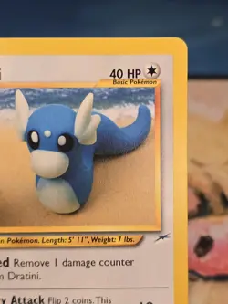 Pokemon TCG Dratini Neo Destiny Card 63/105 - Image 4