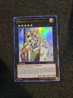 ABYR-EN047 Empress Of Prophecy Ultra Rare 1st Edition Yugioh Card - Image 1