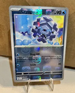 Cryogonal Master Ball Reverse Holo 027/086 SV11B: Black Bolt Pokemon Card NM - Image 1