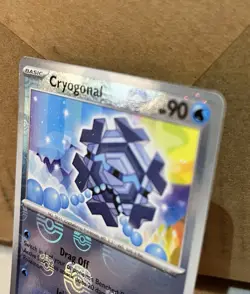 Cryogonal Master Ball Reverse Holo 027/086 SV11B: Black Bolt Pokemon Card NM - Image 3