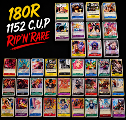HUGE Japanese One Piece TCG Collection Lot 1330+ Cards w/ 180 Rares - Image 1