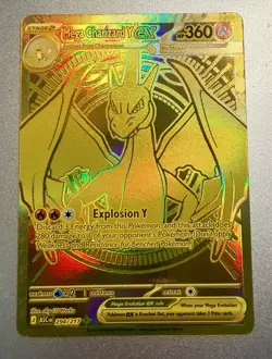 Mega Charizard EX 294/217 Gold Secret Rare Pokemon Card - Image 1