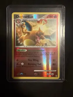 Pokemon TCG Arceus Charizard Reverse Holo Rare Card 1/99 NM Condition - Image 1