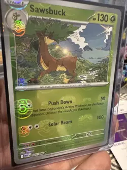 Sawbuck 007/086 Master Ball Pattern SV: White Flare English Pokemon - Image 2
