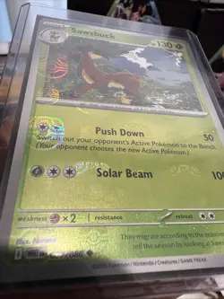 Sawbuck 007/086 Master Ball Pattern SV: White Flare English Pokemon - Image 3