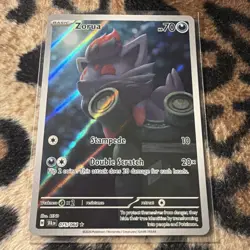 Zorua Illistration Rare 075/064 Shrouded Fable Pokemon Card - Image 1