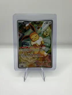 Eevee - SVP 173 ETB Black Star Promo Prismatic Evolutions Pokemon Card NM - Image 1