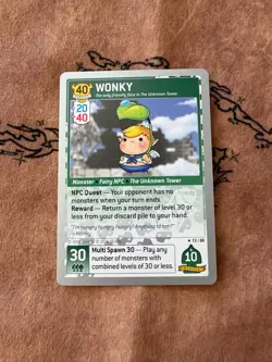 MapleStory iTCG Wonky Silver Border 13/60 Rare Card LP - Image 1