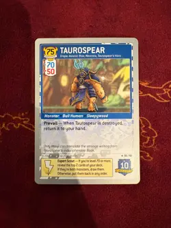 MapleStory Taurospear 56/60 iTCG Silver Border Rare Card NM - Image 1