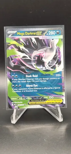 Mega Darkrai Ex 48/84 Double Rare Card - Pokemon Pitch Black Near Mint - Image 1