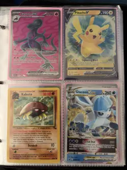 Pokemon Collection Binder 63 Cards Pikachu Charizard Mew - Image 3