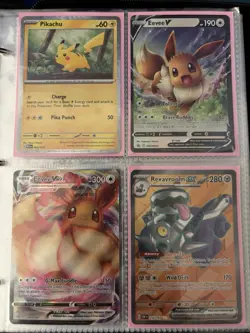 Pokemon Collection Binder 63 Cards Pikachu Charizard Mew - Image 5