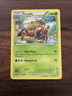 Crustle 14/113 - Legendary Treasures - Uncommon - Pokemon Card TCG - NM - Image 1