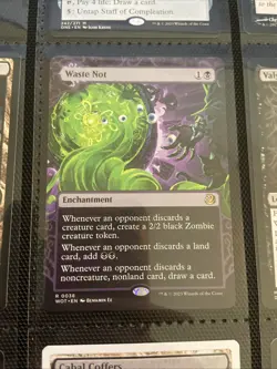 MTG Wilds of Eldraine: Enchanting Tales Waste Not 0038 Regular Rare NM - Image 1